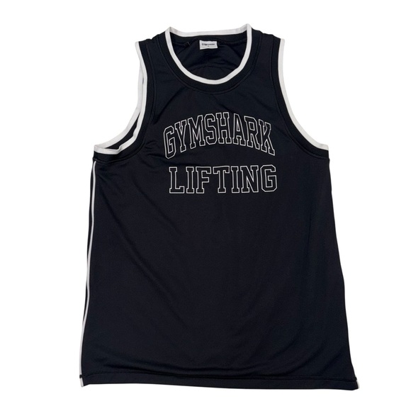 Gymshark Black Athletic MESH Tank Top Sz Small - Picture 4 of 10